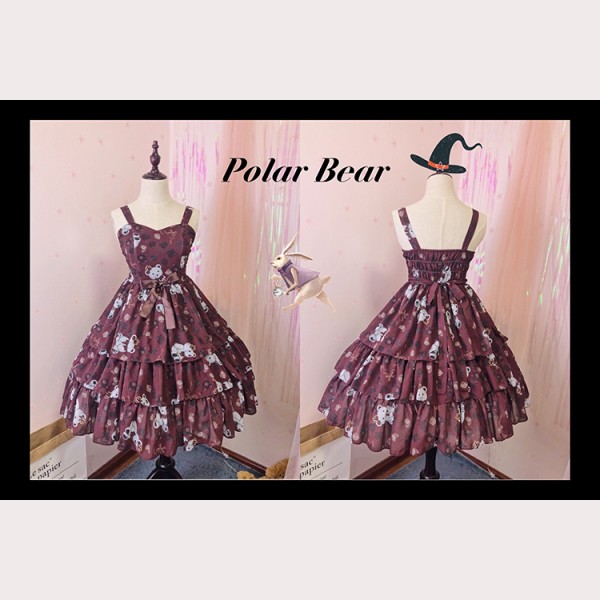 Polar Bear Chocolate Lolita Dress JSK (DC07)